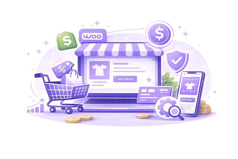 Scalable eCommerce Shopify WooCommerce store development