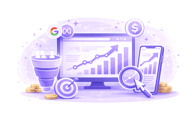 Growth digital marketing analytics dashboard SEO strategy
